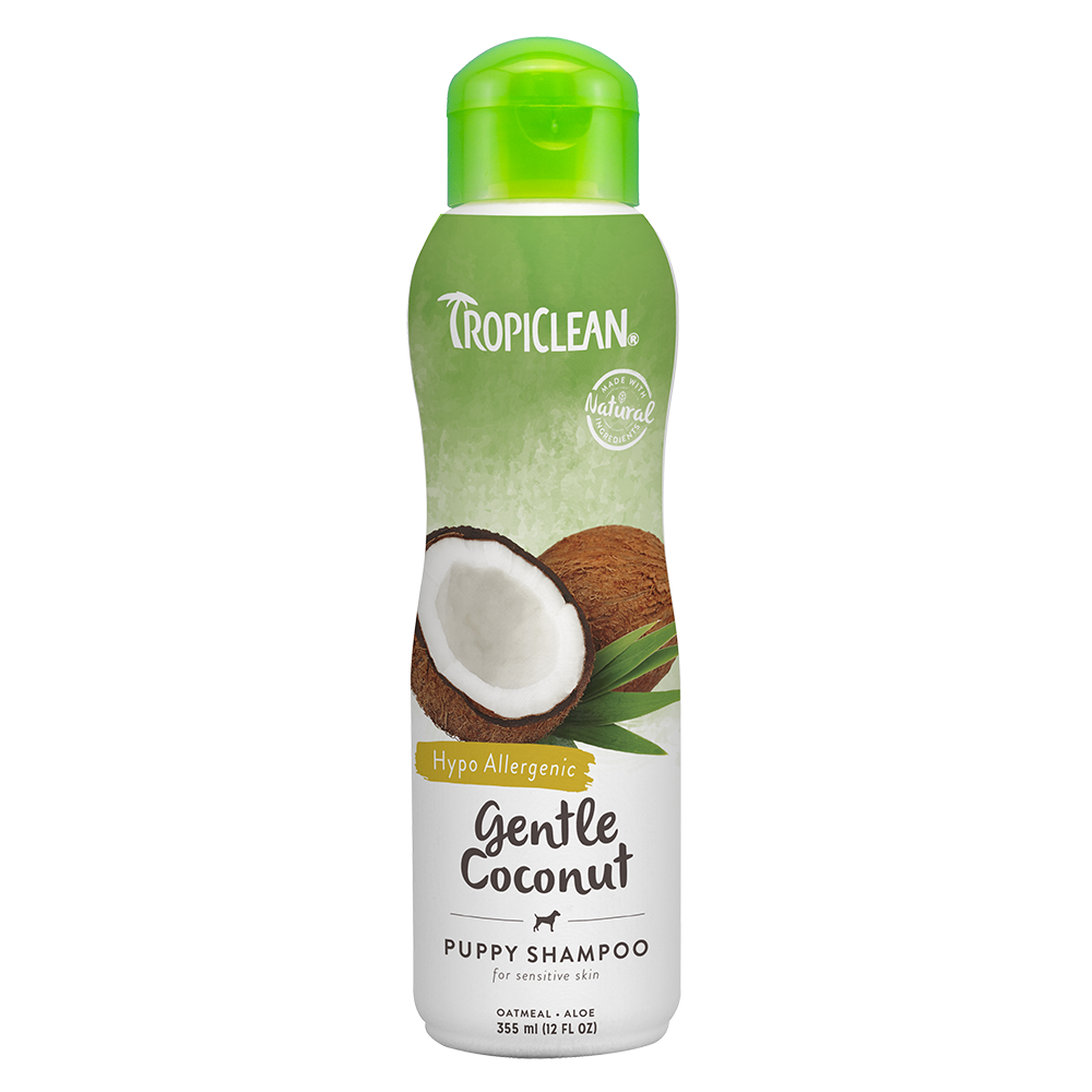 Tropiclean Hypo Allergenic Gentle Coconut Puppy Shampoo 12oz