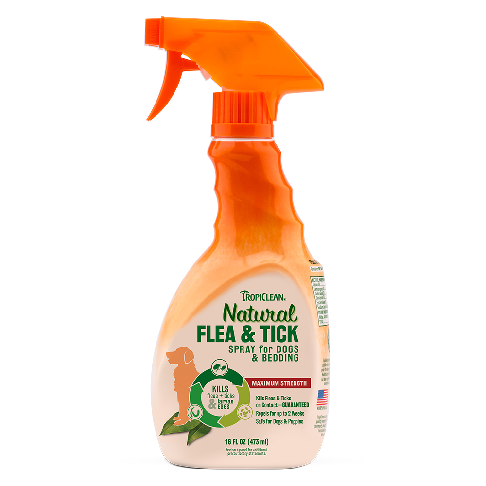 Tropiclean Natural Flea & Tick Pet Spray 16oz