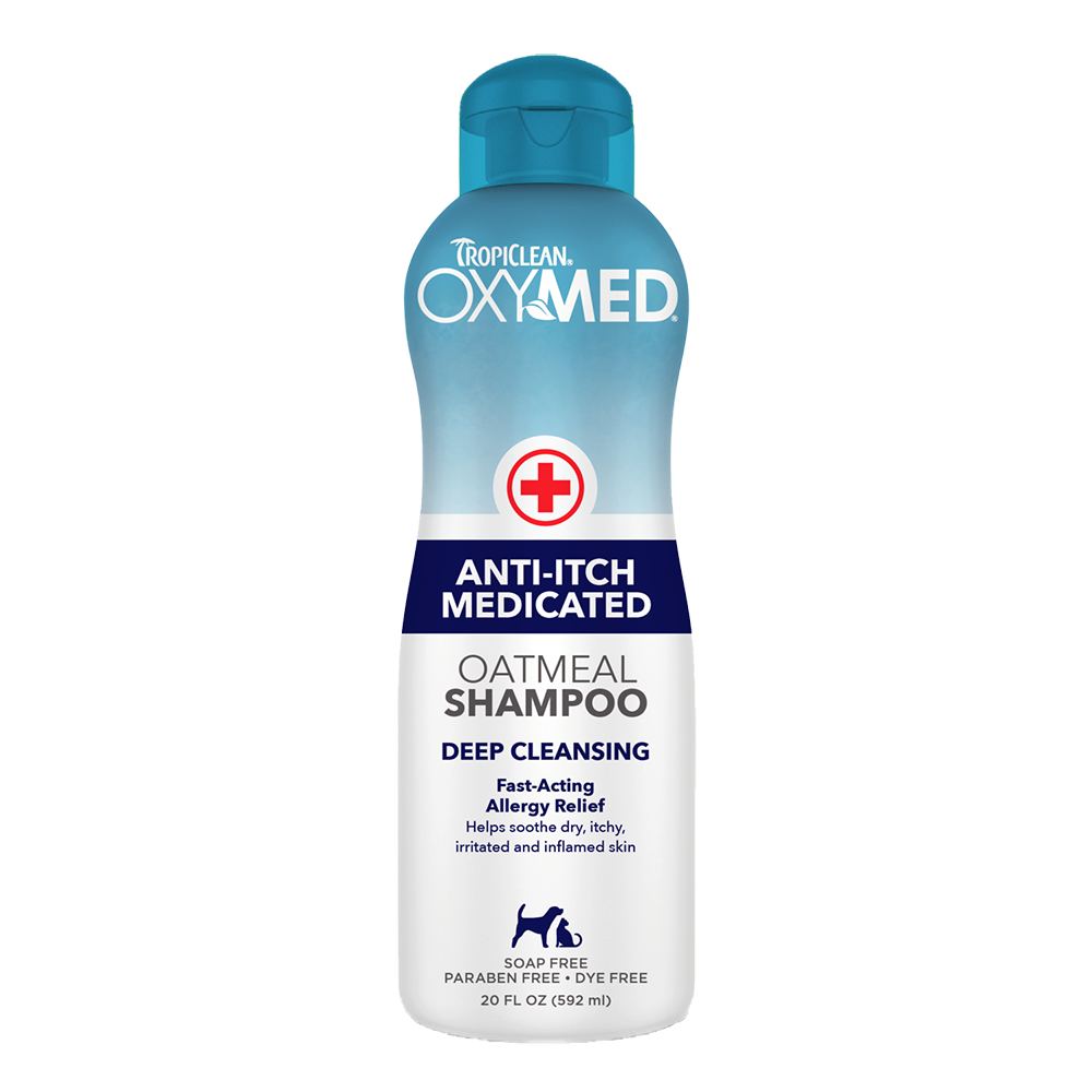 Tropiclean Oxymed Anti-Itch Medicated Oatmeal Shampoo 592ml