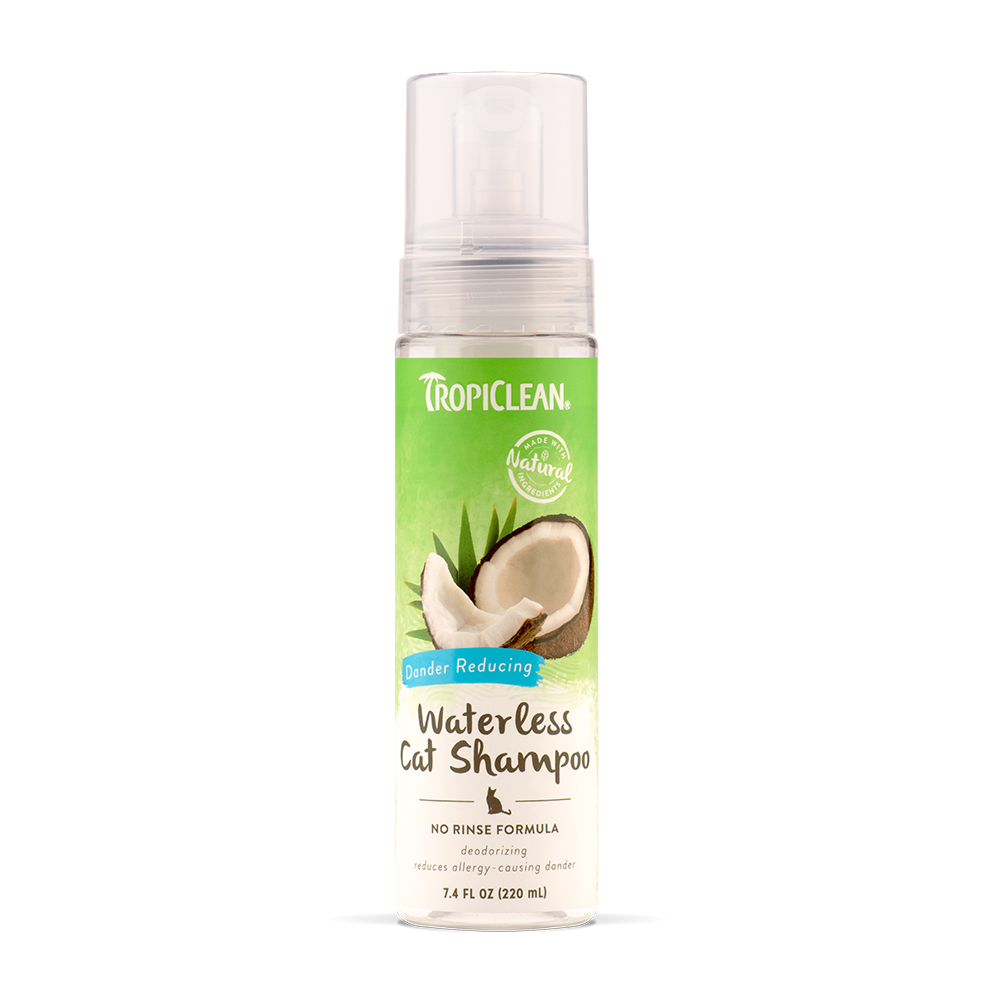 Tropiclean Waterless Cat Shampoo - Dander Reducing 7.4oz