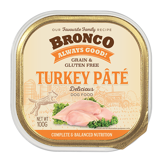 Bronco Dog Turkey Pate 100g