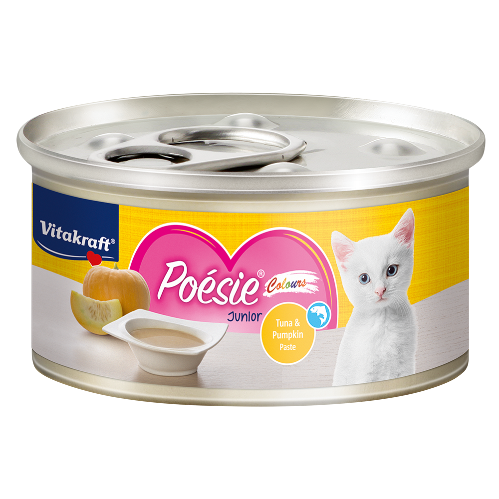 Vitakraft Cat Can Poesie Colours Junior - Tuna & Pumpkin Paste 70g