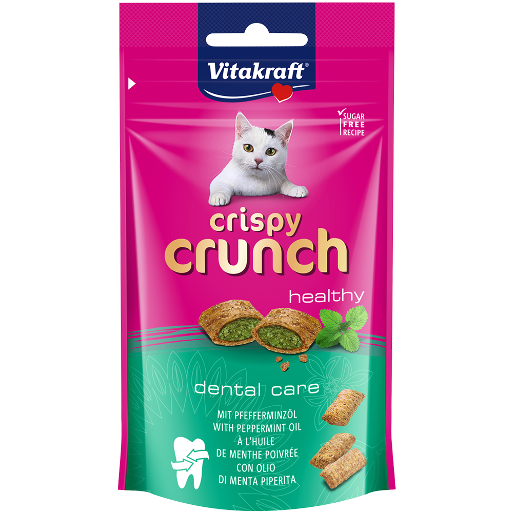 Vitakraft Cat Crispy Crunch with Peppermint 60g