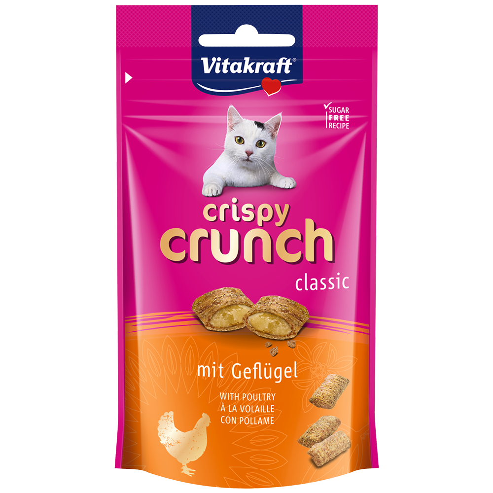 Vitakraft Cat Crispy Crunch with Poultry 60g