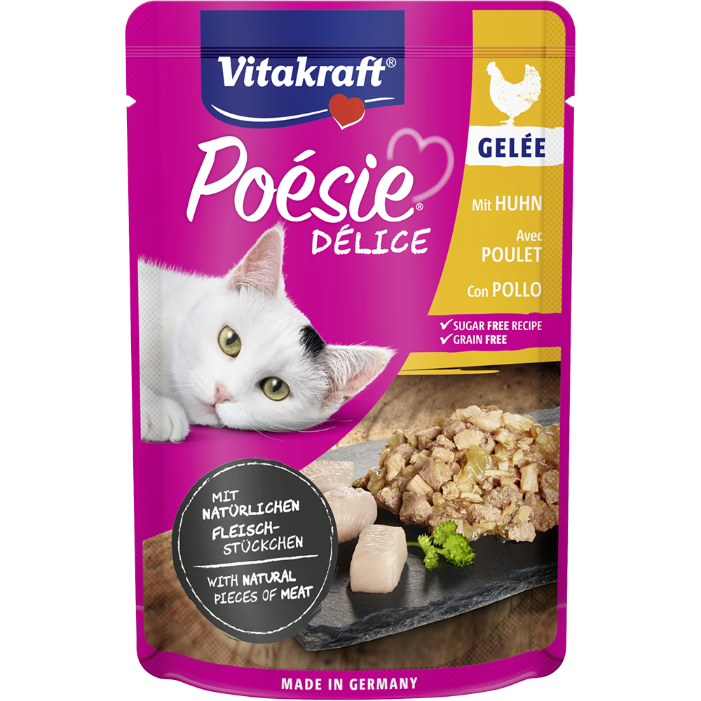 Vitakraft Cat Poesie Delice Jelly Chicken Fillet 85g