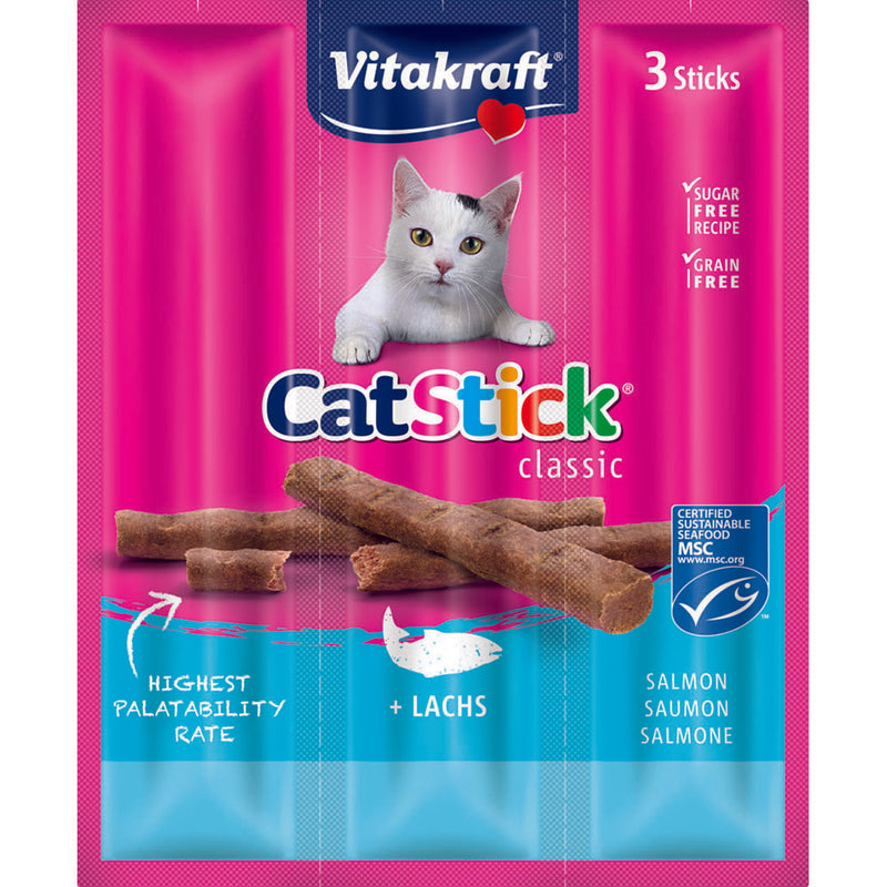 Vitakraft Cat Stick Salmon & Trout 3pcs