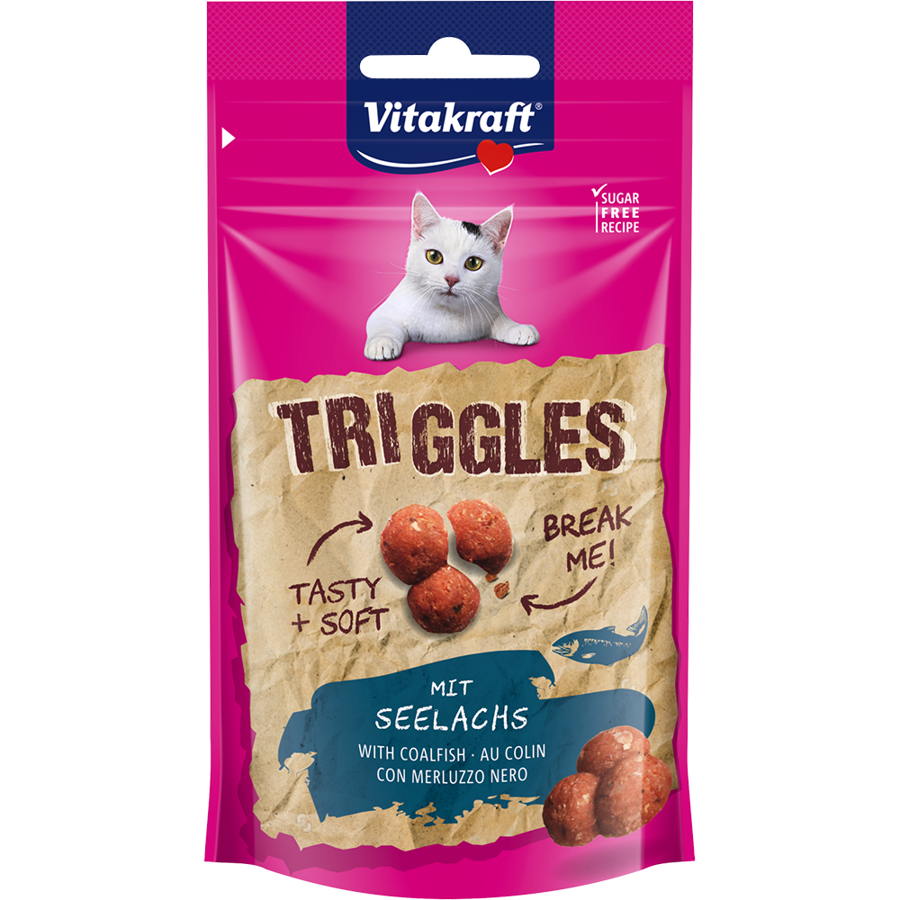 Vitakraft Cat Triggles Coalfish 40g