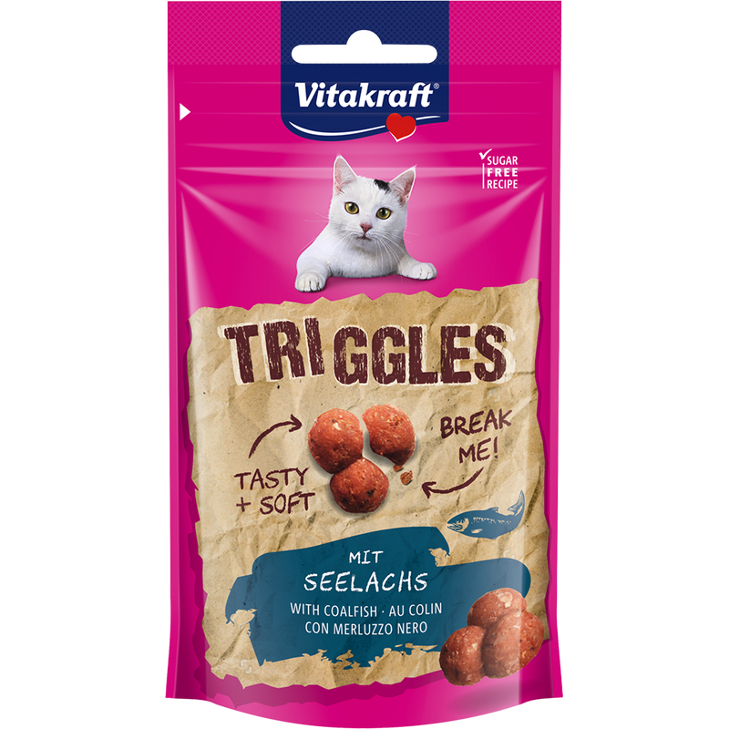 Vitakraft Cat Triggles Coalfish 40g