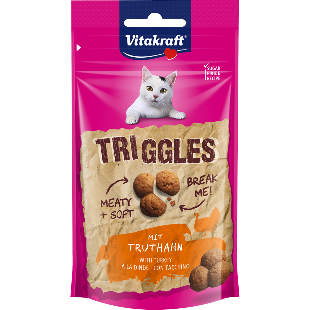 Vitakraft Cat Triggles Turkey 40g