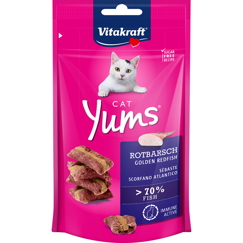 Vitakraft Cat Yums Golden Redfish 40g