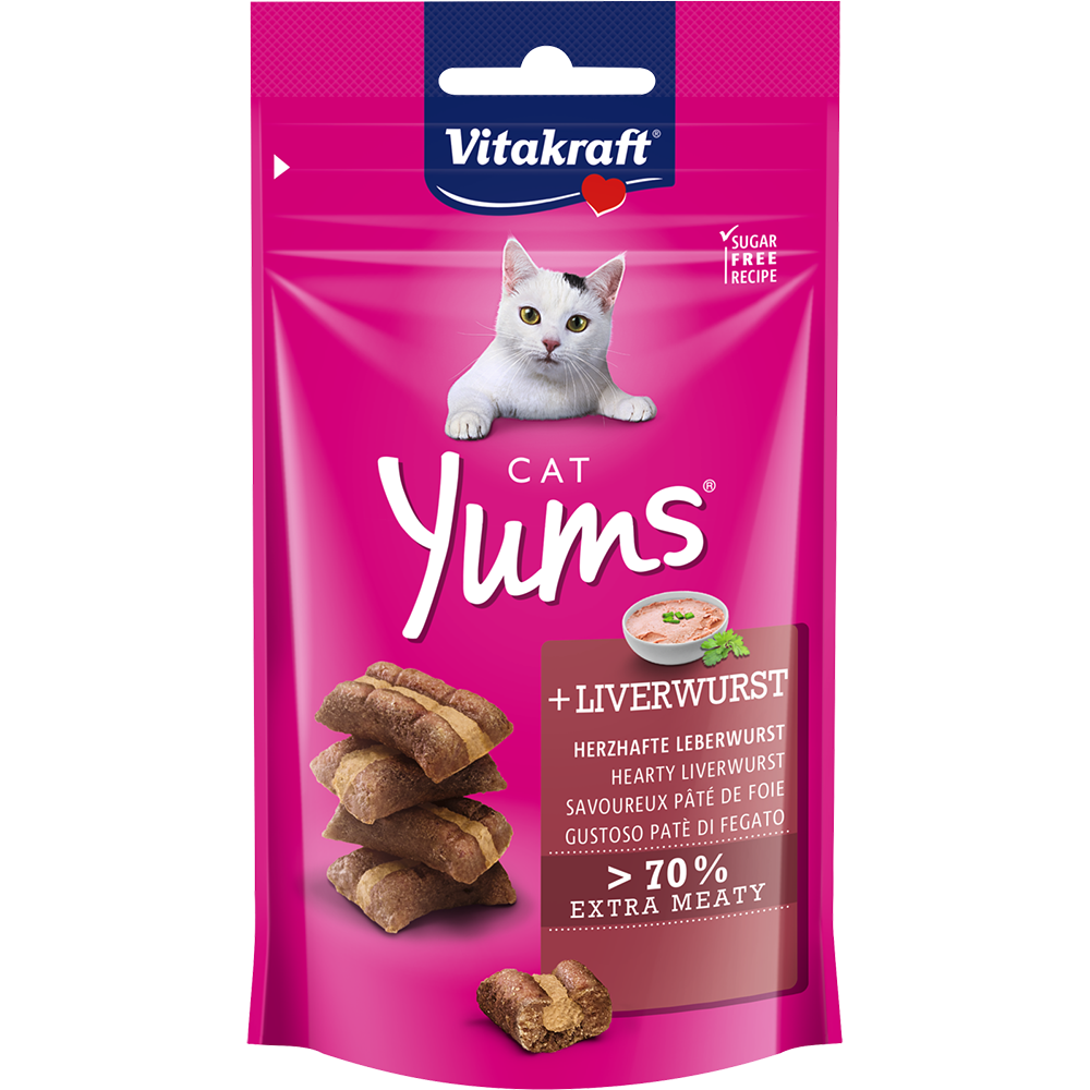 Vitakraft Cat Yums Liver Sausage 40g