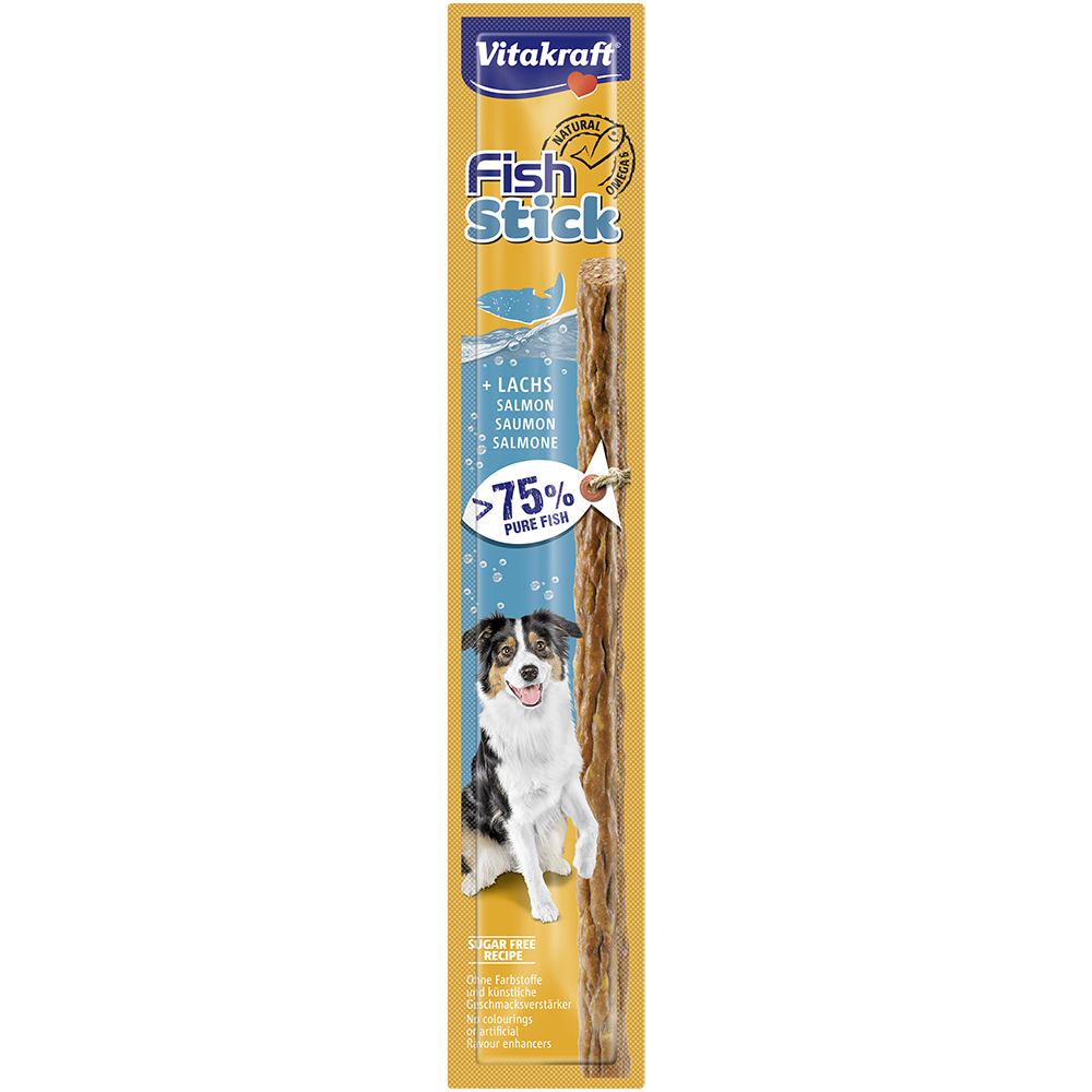 Vitakraft Dog Fish Stick Salmon 1pc