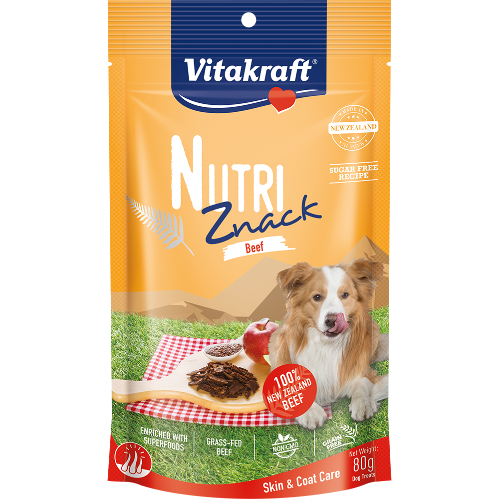 Vitakraft Dog Nutri Znack Beef Skin & Coat Care 80g