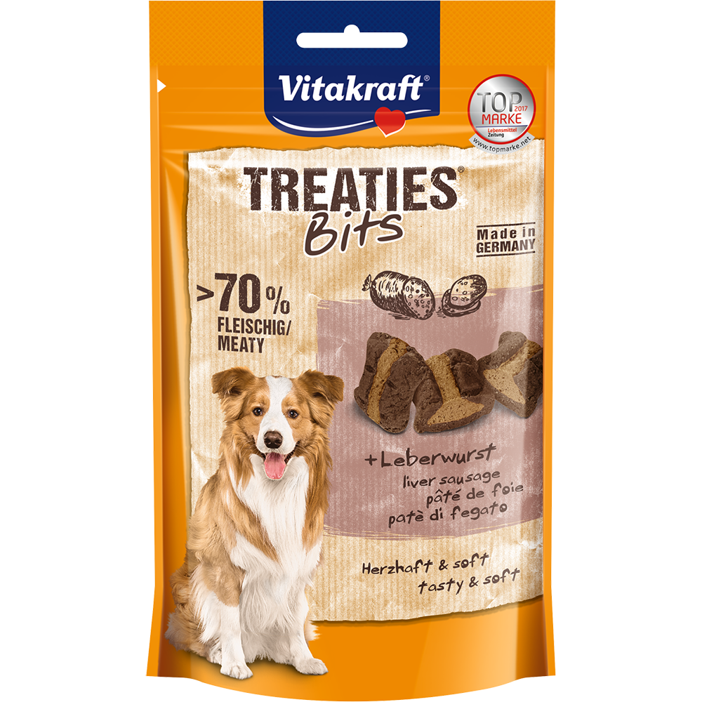 Vitakraft Dog Treaties Bits Liver Sausage 120g