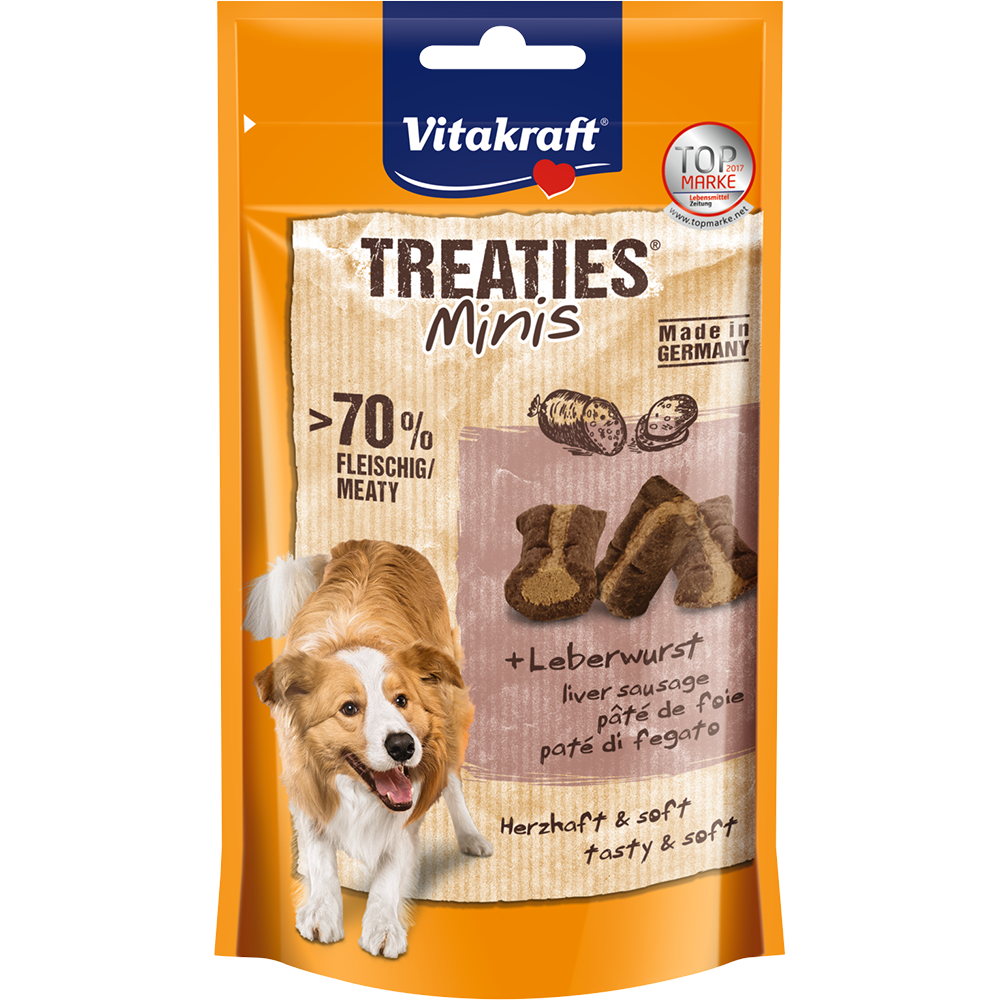 Vitakraft Dog Treaties Minis Liver Sausages 48g