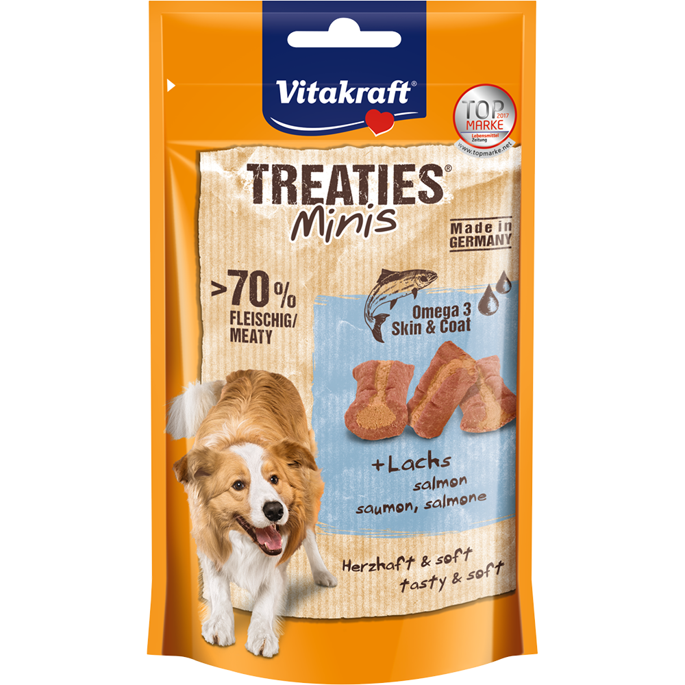 Vitakraft Dog Treaties Minis Salmon & Omega 3 - 48g