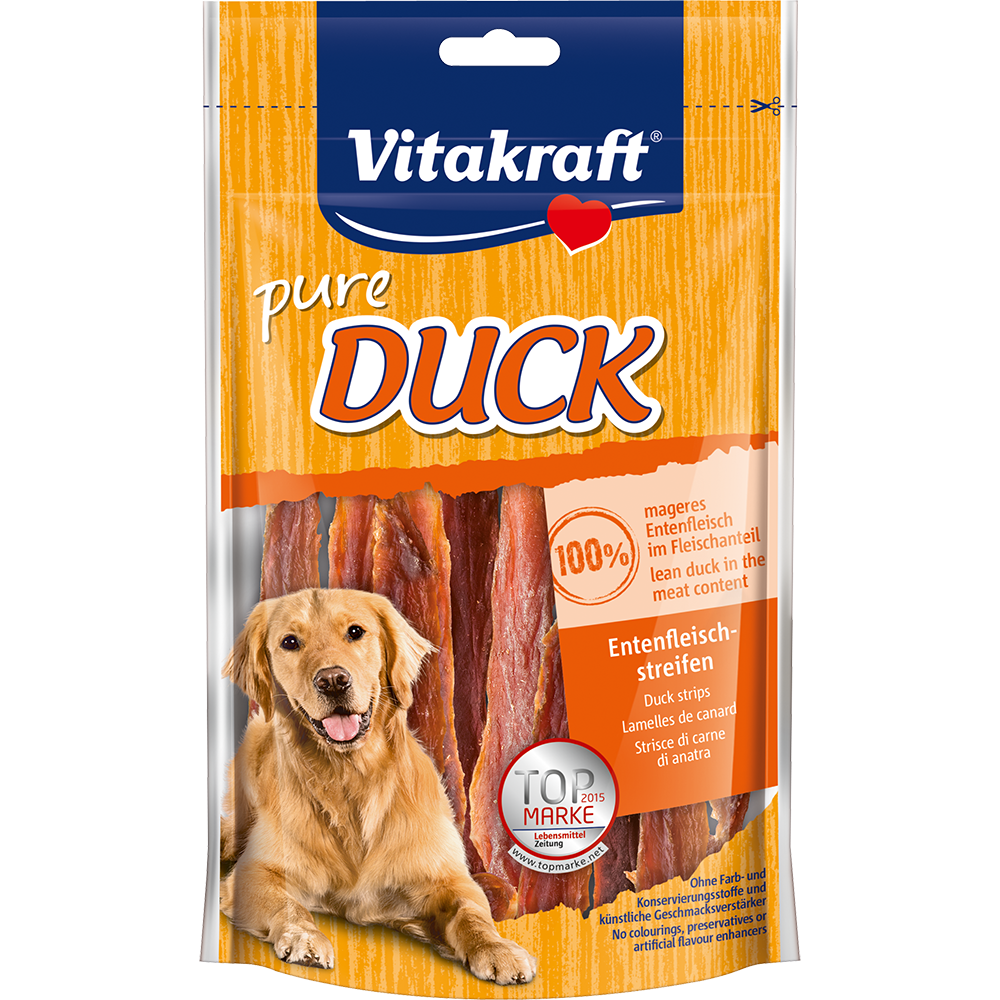 Vitakraft Dog Treats Duck Meat Strips 80g