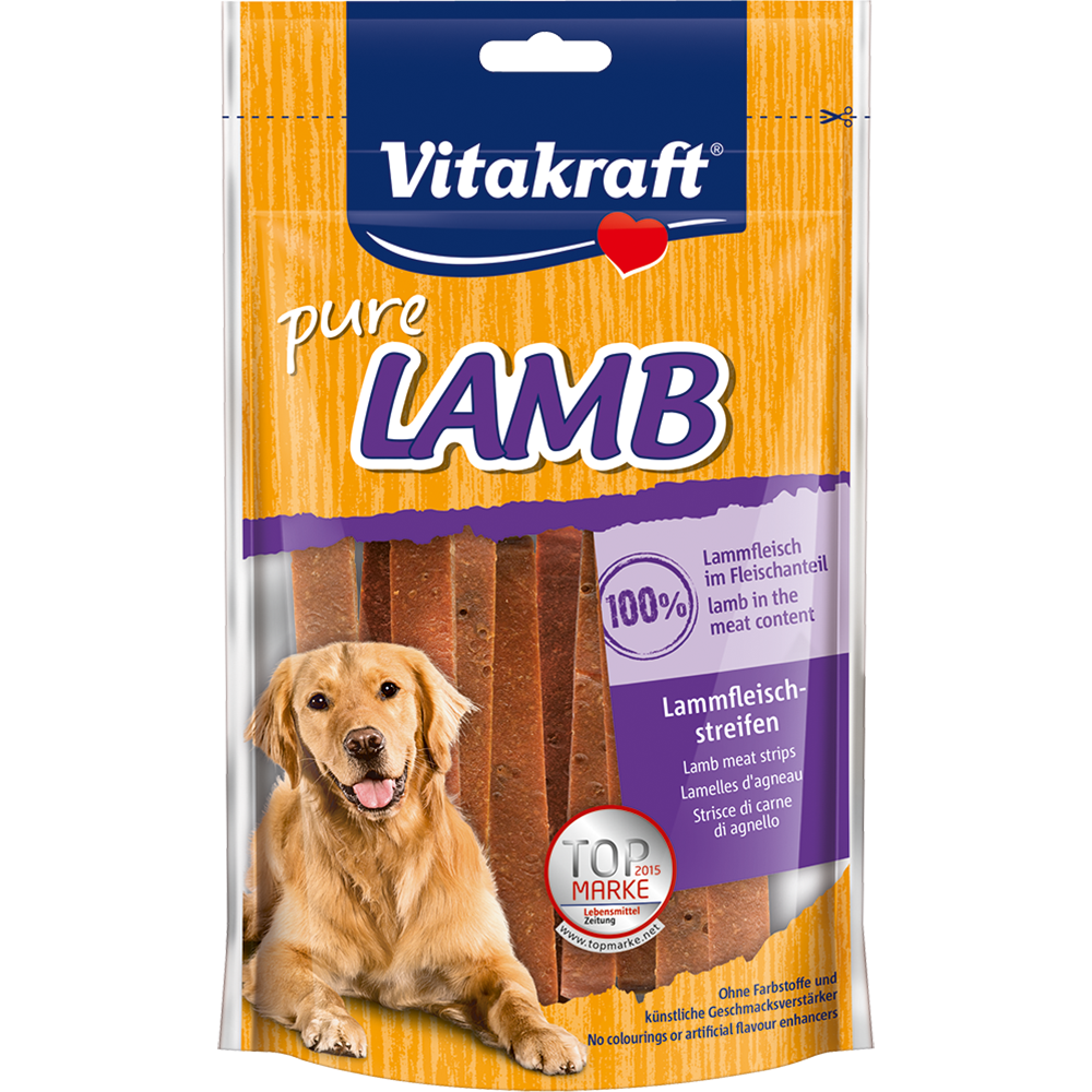 Vitakraft Dog Treats Lamb Meat Strips 80g