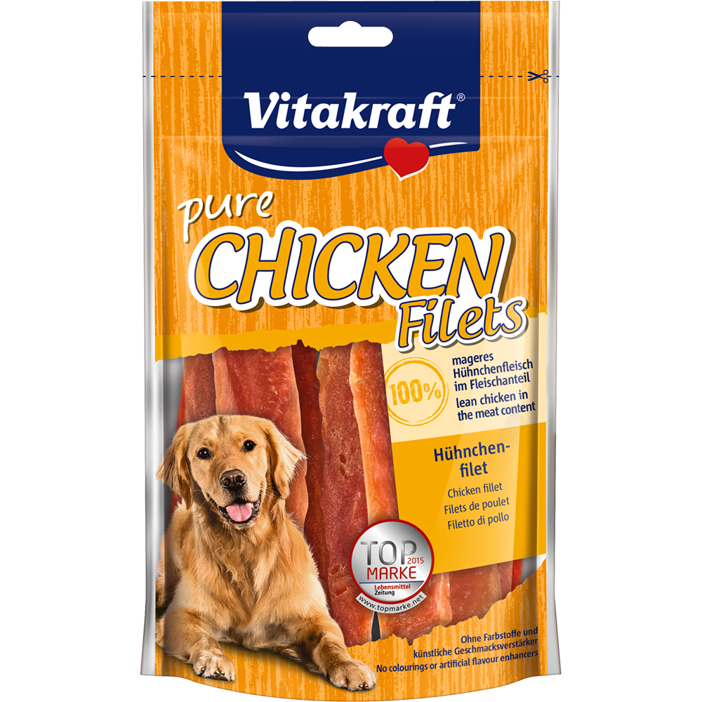 Vitakraft Dog Treats Pure Chicken Fillets 80g