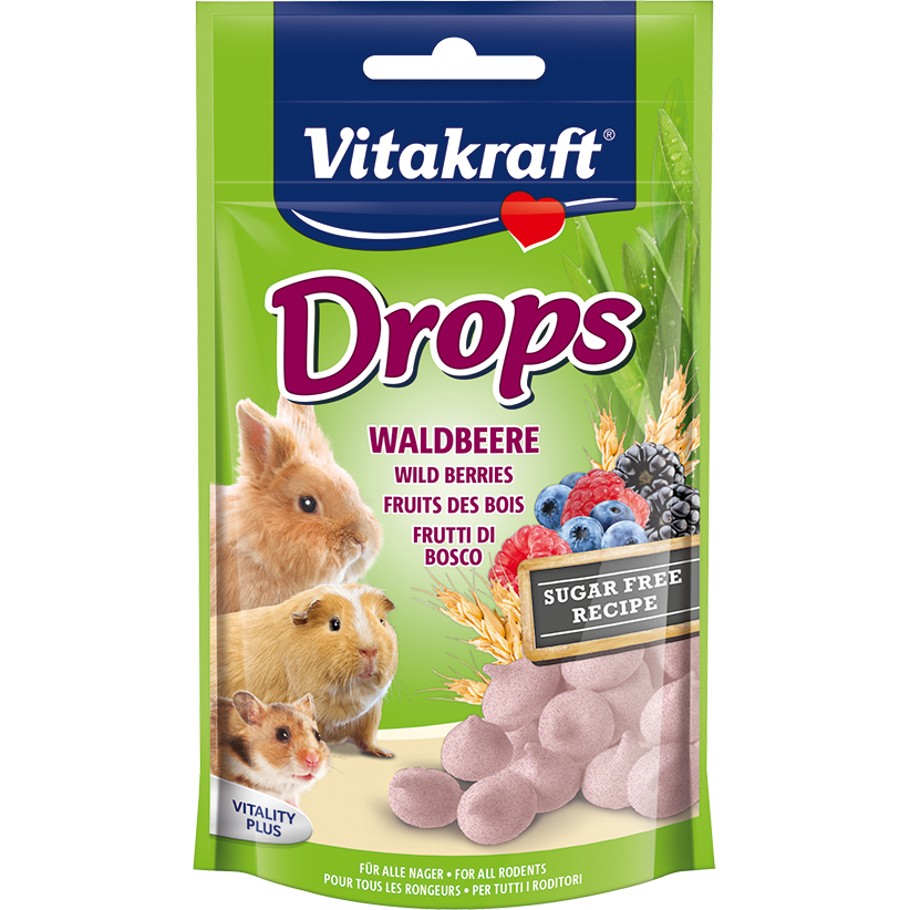 Vitakraft Drops Wildberry for Small Animals 75g