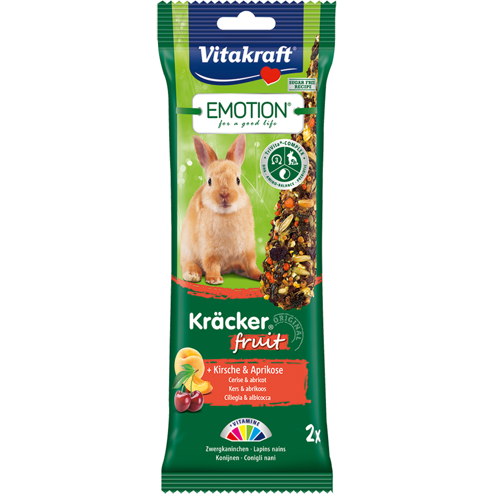 Vitakraft Emotion Kracker Fruit for Rabbit 2pcs