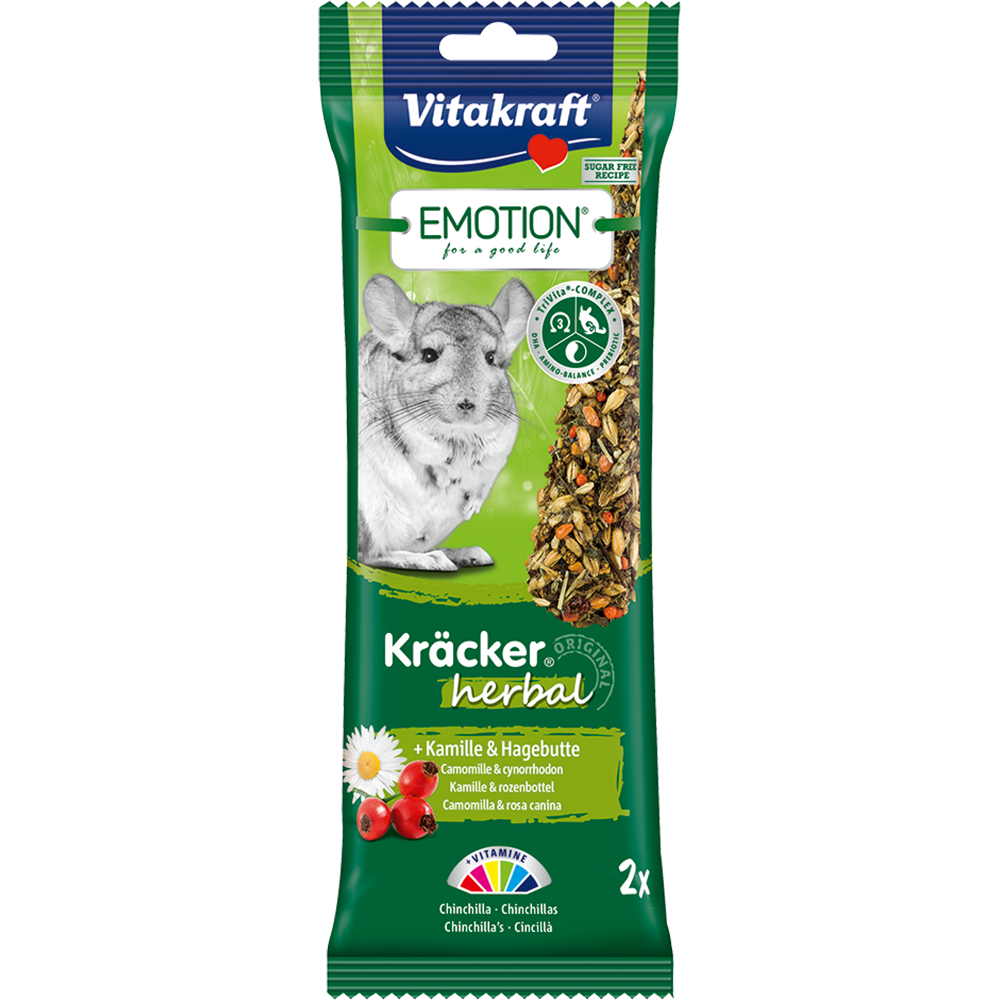 Vitakraft Emotion Kracker Herbal for Chinchilla 2pcs