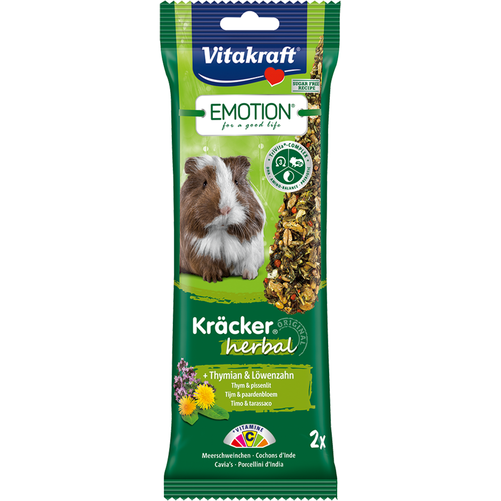 Vitakraft Emotion Kracker Herbal for Guinea Pig 2pcs