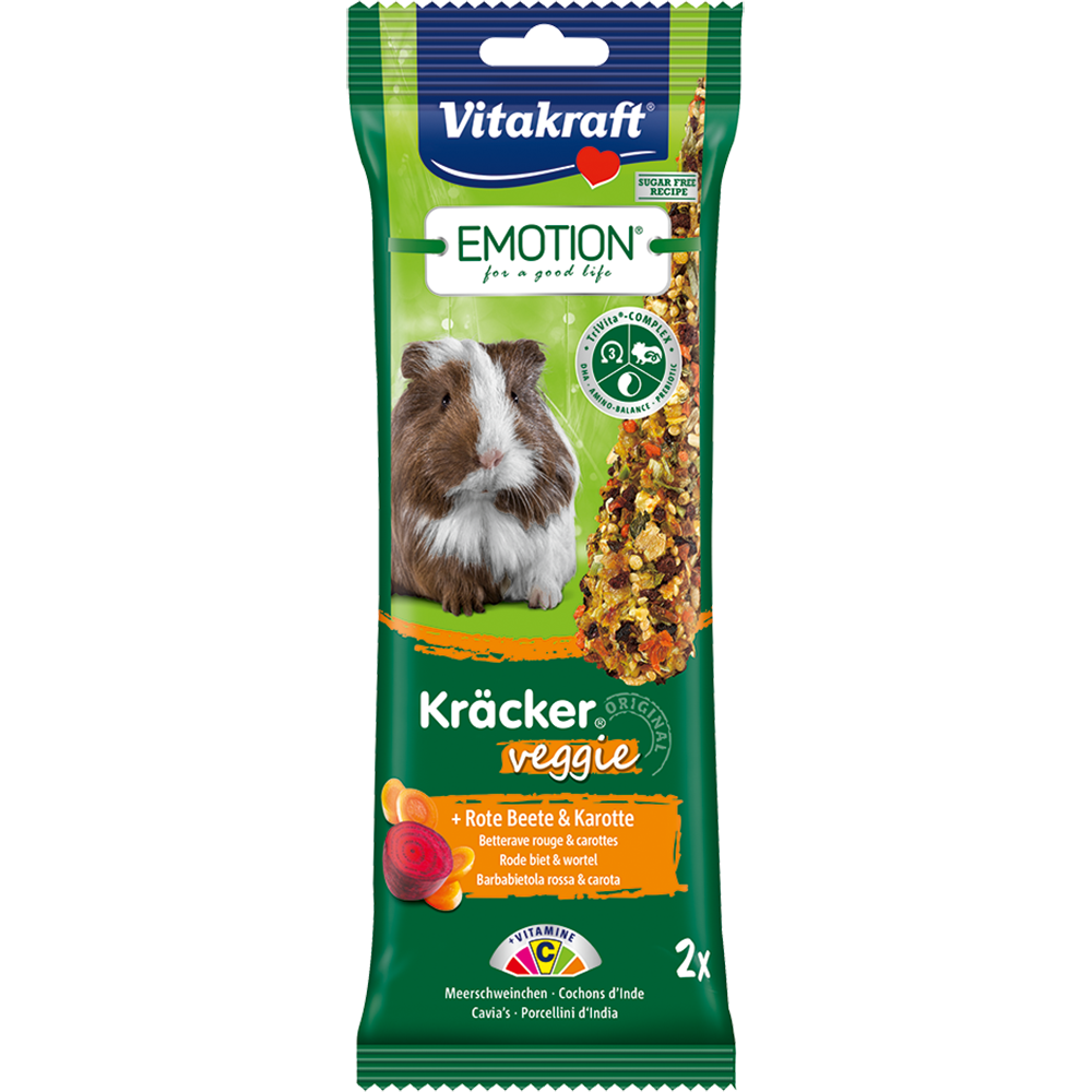 Vitakraft Emotion Kracker Veggie for Guinea Pig 2pcs