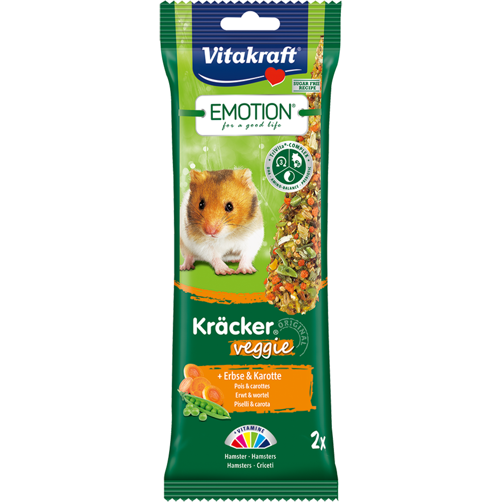 Vitakraft Emotion Kracker Veggie for Hamster 2pcs