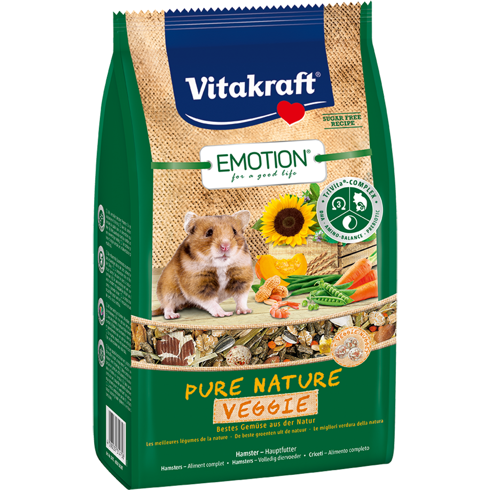 Vitakraft Emotion Pure Nature Veggie for Hamster 600g