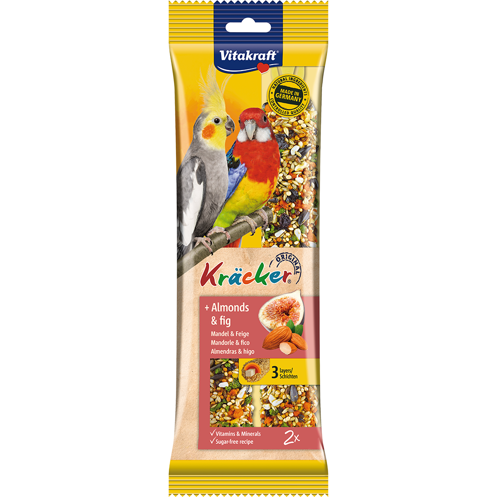 Vitakraft Kracker Almonds and Figs for Cockatiels 180g