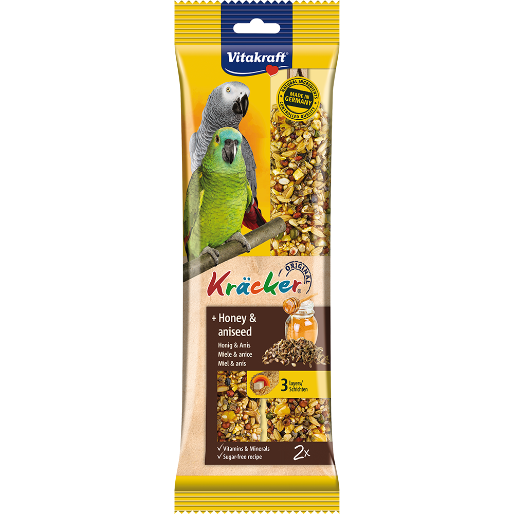 Vitakraft Kracker Honey & Aniseed for Parrots 180g