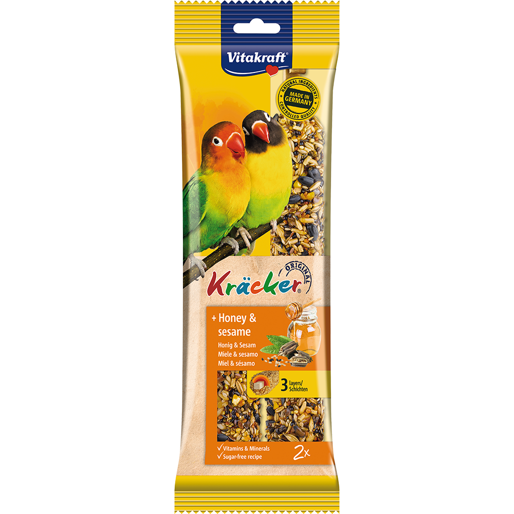 Vitakraft Kracker Honey & Sesame for Small Parrots 180g