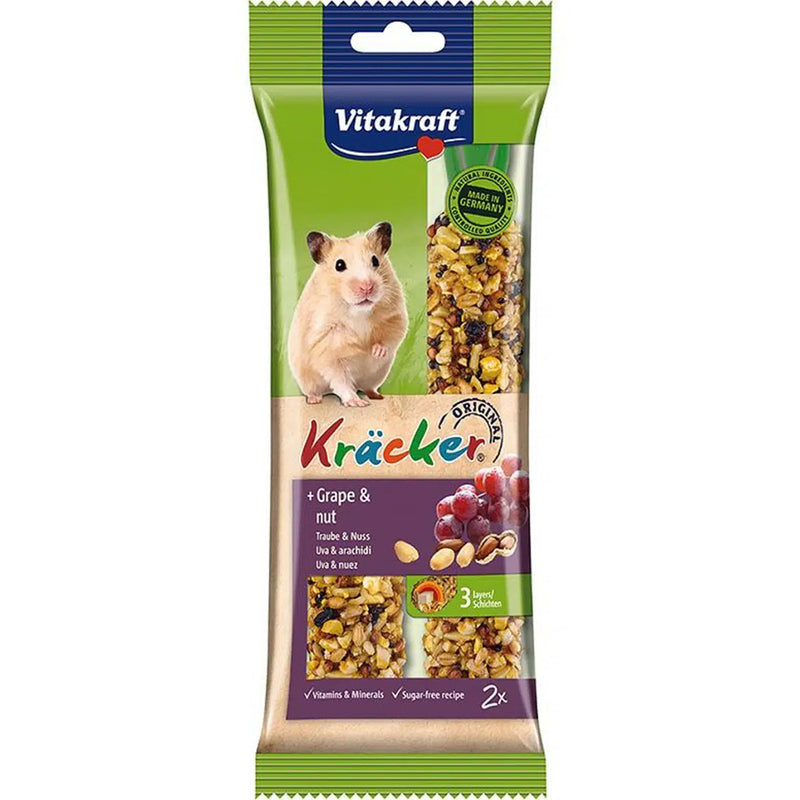 Vitakraft Kracker Original + Grape & Nut Hamster 2pcs