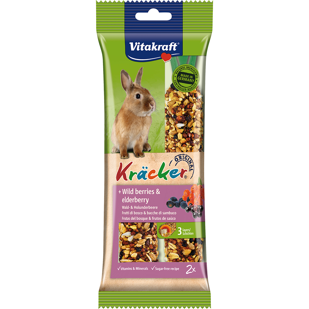 Vitakraft Kracker Sticks Wild Berries & Elderberry for Rabbit 112g