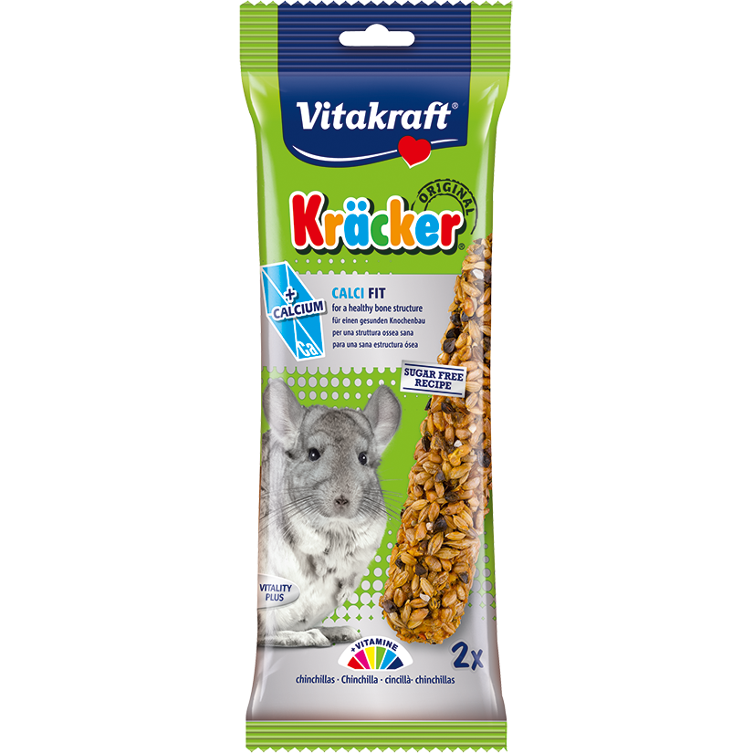 Vitakraft Kracker Sticks with Calcium Chinchillas 112g