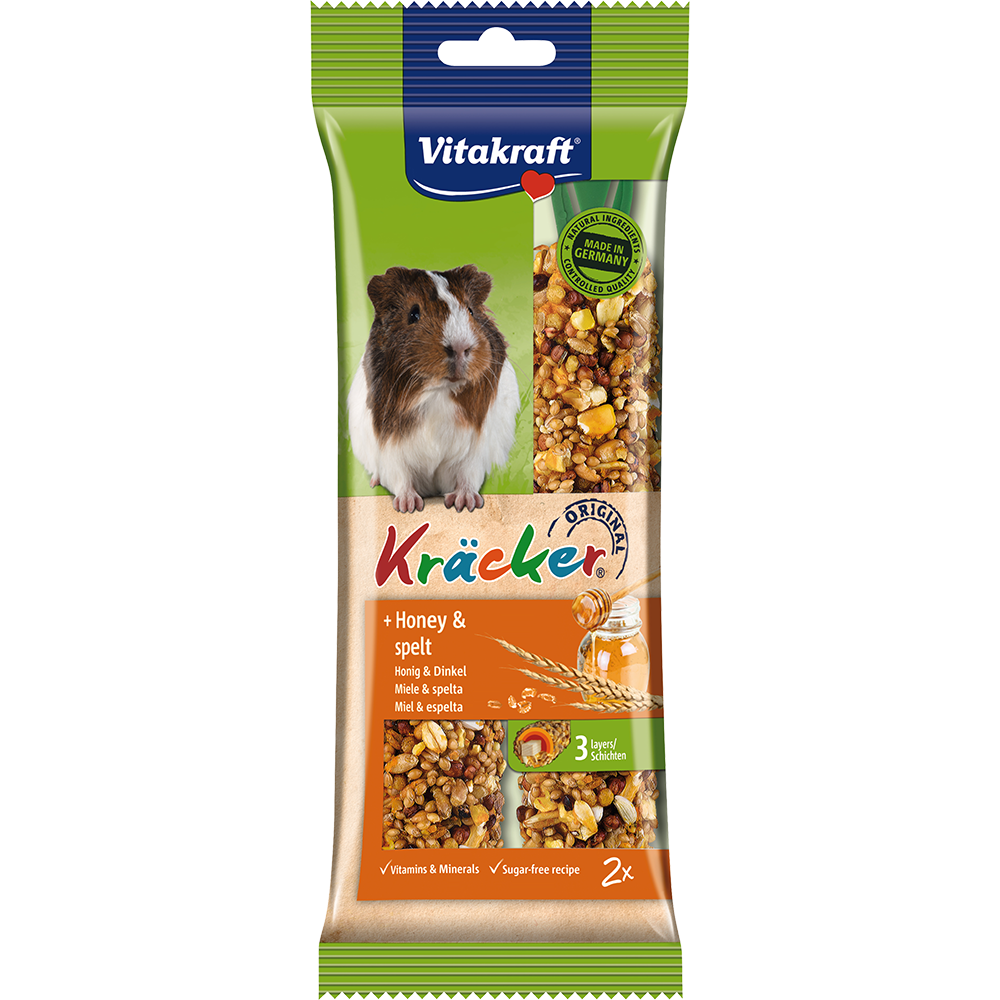 Vitakraft Kracker Sticks with Honey Guinea Pig 112g