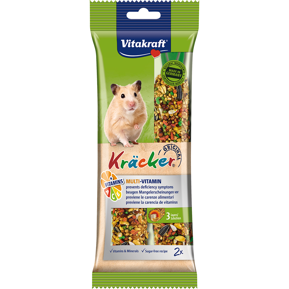 Vitakraft Kracker Sticks with Multi-Vitamin Hamster 112g