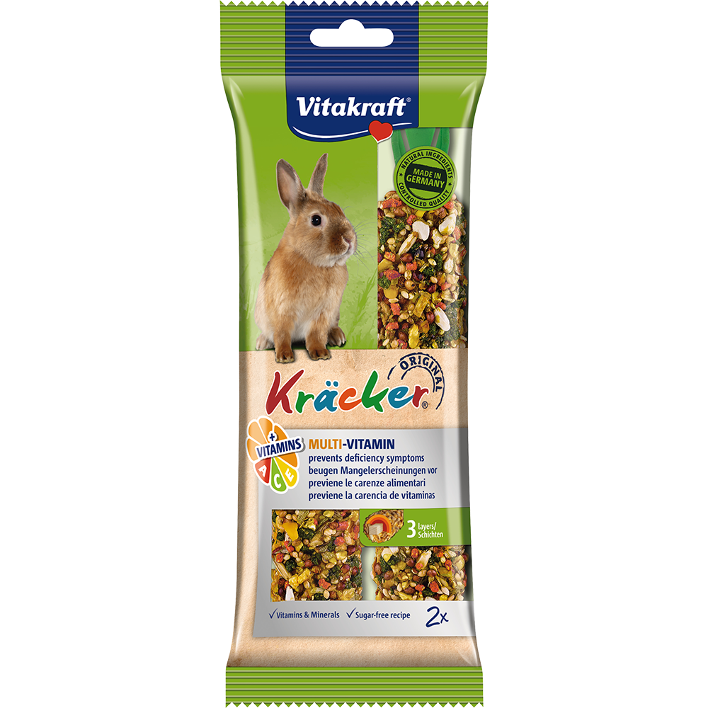 Vitakraft Kracker Sticks with Multi-Vitamin Rabbit 112g