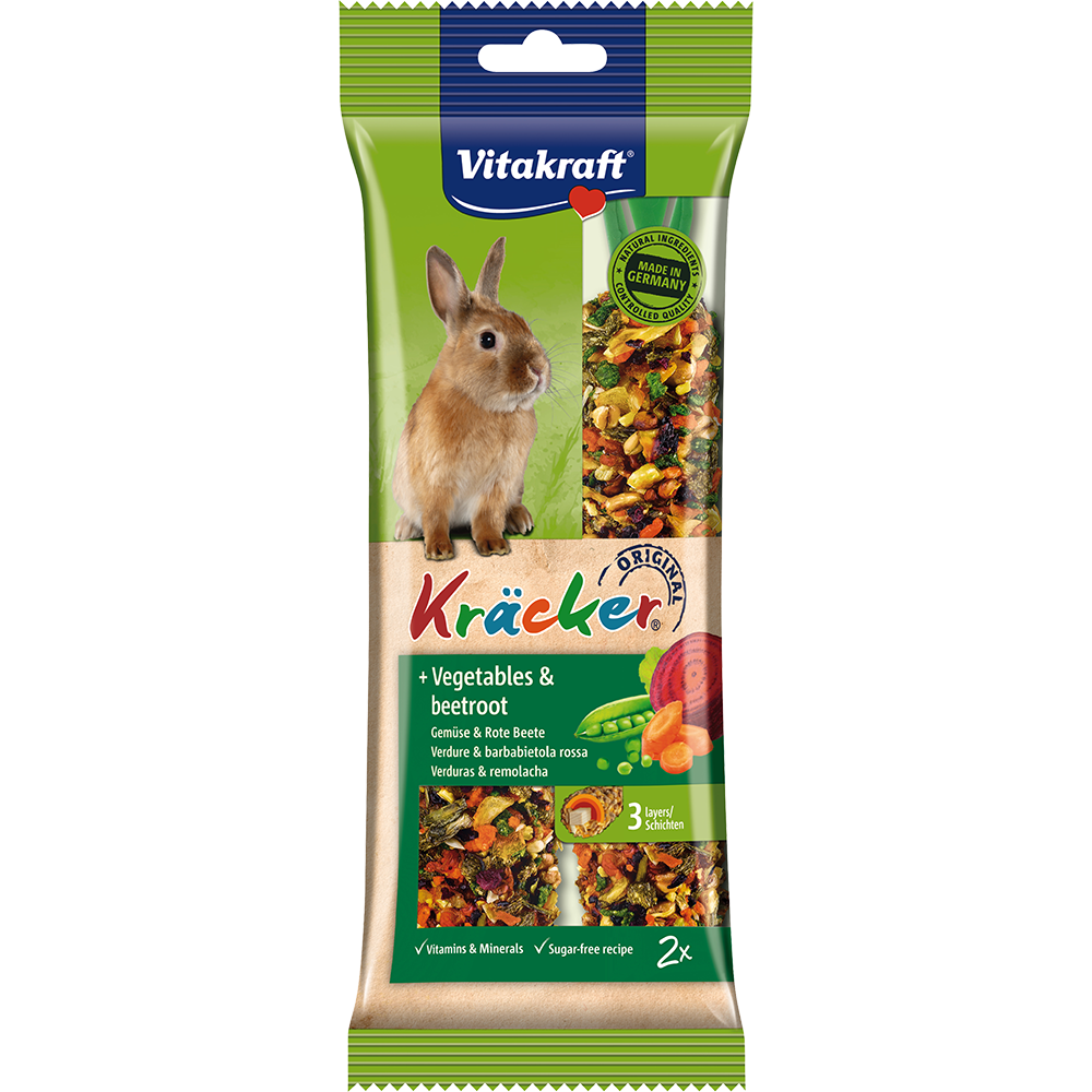 Vitakraft Kracker Sticks with Vegetables Rabbit 112g