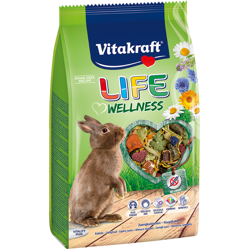 Vitakraft Rabbits Life Wellness 600g