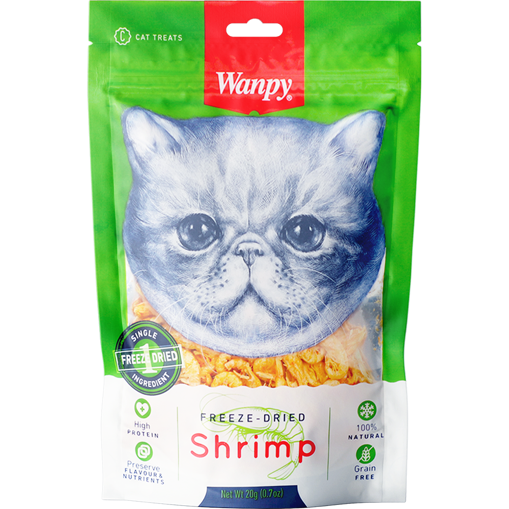 Wanpy Cat Freeze-Dried Shrimp 20g