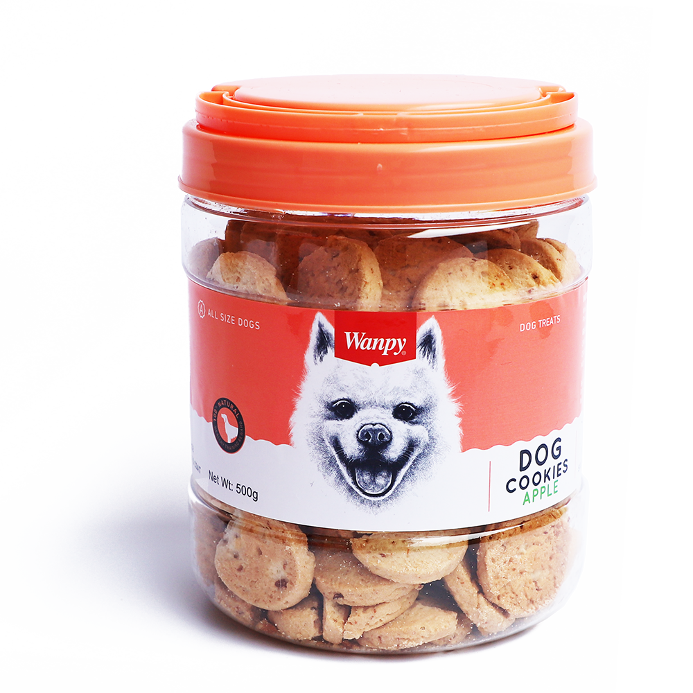 Wanpy Dog Biscuit Apple 500g