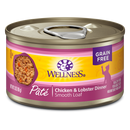 Wellness Cat Complete Health Pate Chicken & Lobster Grain-Free Canned Cat Food 5.5oz