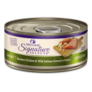 Wellness Cat Core Grain-Free Signature Selects Chunky Boneless Chicken & Wild Salmon Entree in Sauce 5.3oz