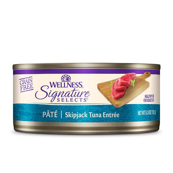 *DONATION TO LOVE KUCHING PROJECT* Wellness Cat Core Grain-Free Signature Selects Pate Skipjack Tuna Entree 5.3oz