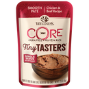 Wellness Cat Core Tiny Tasters Chicken & Beef Grain-Free Pouch Cat Food 1.75oz