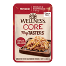 Wellness Cat Core Tiny Tasters Minced Chicken & Beef Grain-Free Pouch Cat Food 1.75oz