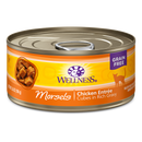 Wellness Cat Complete Health Morsels: Cubes in Rich Gravy Chicken Entree Grain-Free Canned Cat Food 5.5oz