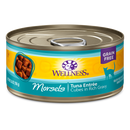 Wellness Cat Complete Health Morsels: Cubes in Rich Gravy Tuna Entree Grain-Free Canned Cat Food 5.5oz